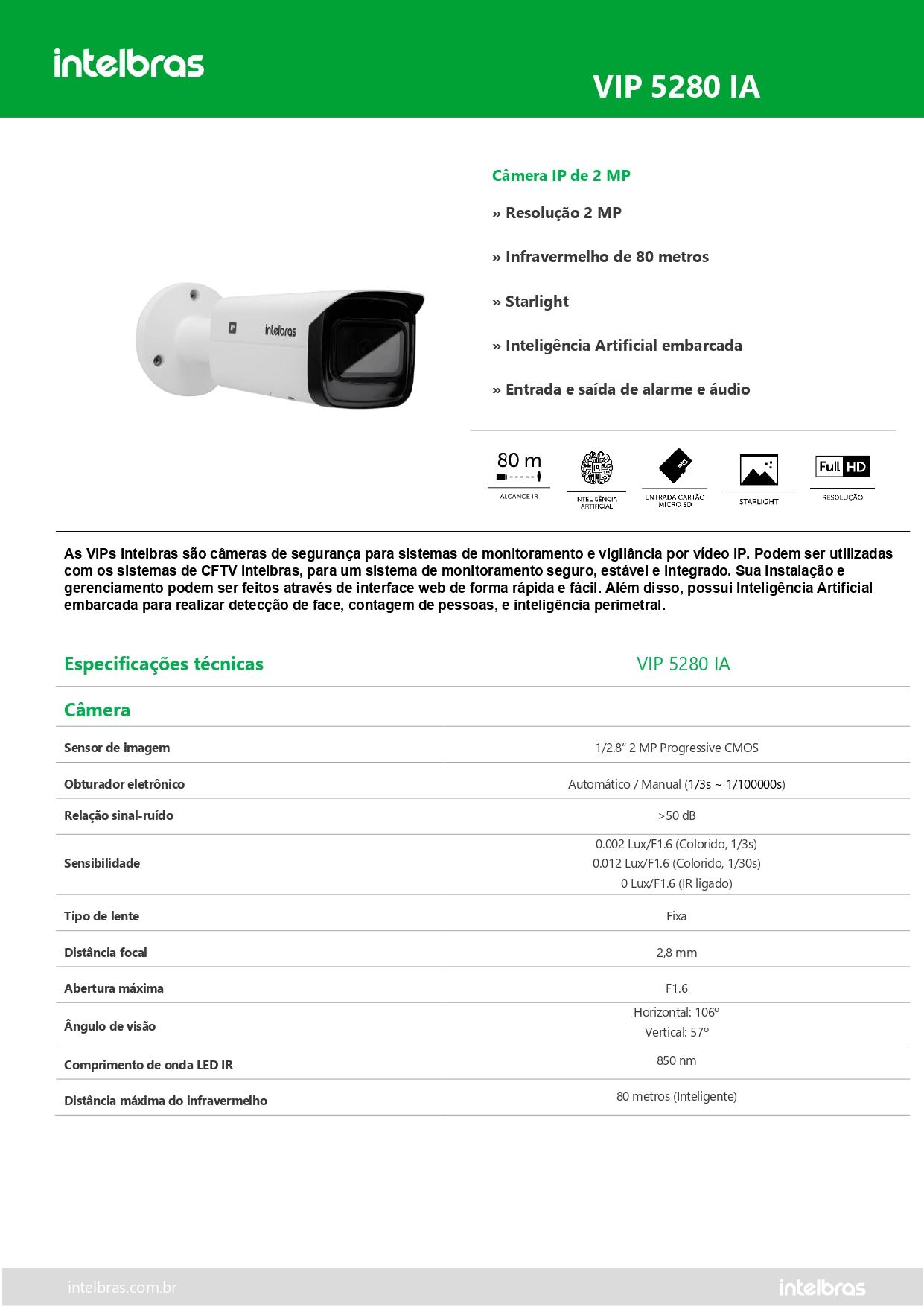 Câmera Bullet