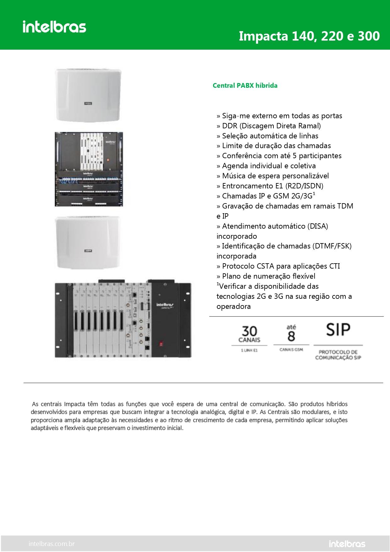 CENTRAL DIGITAL IMPACTA 220