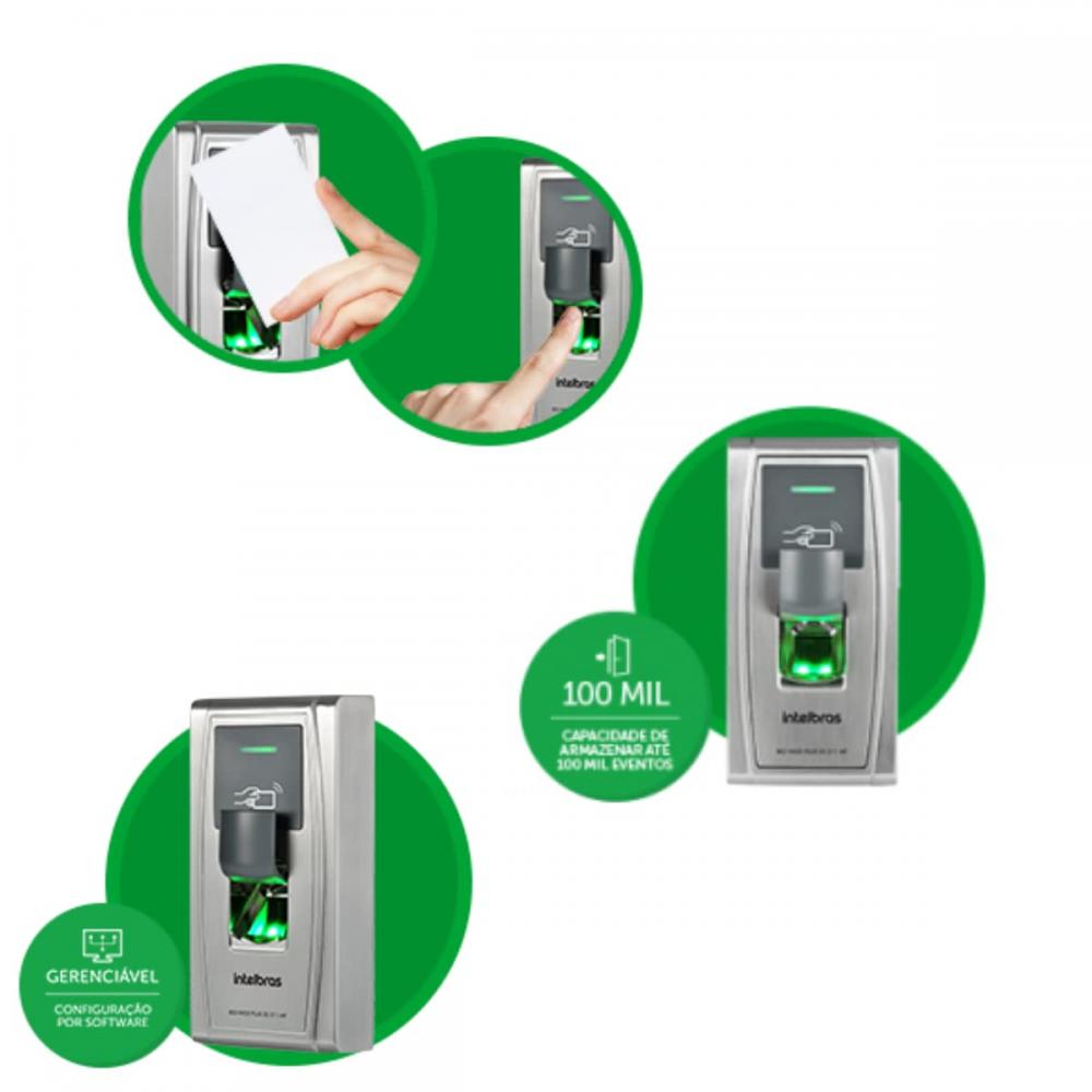 CONTROLADOR DE ACESSO BIO INOX PLUS SS 311 