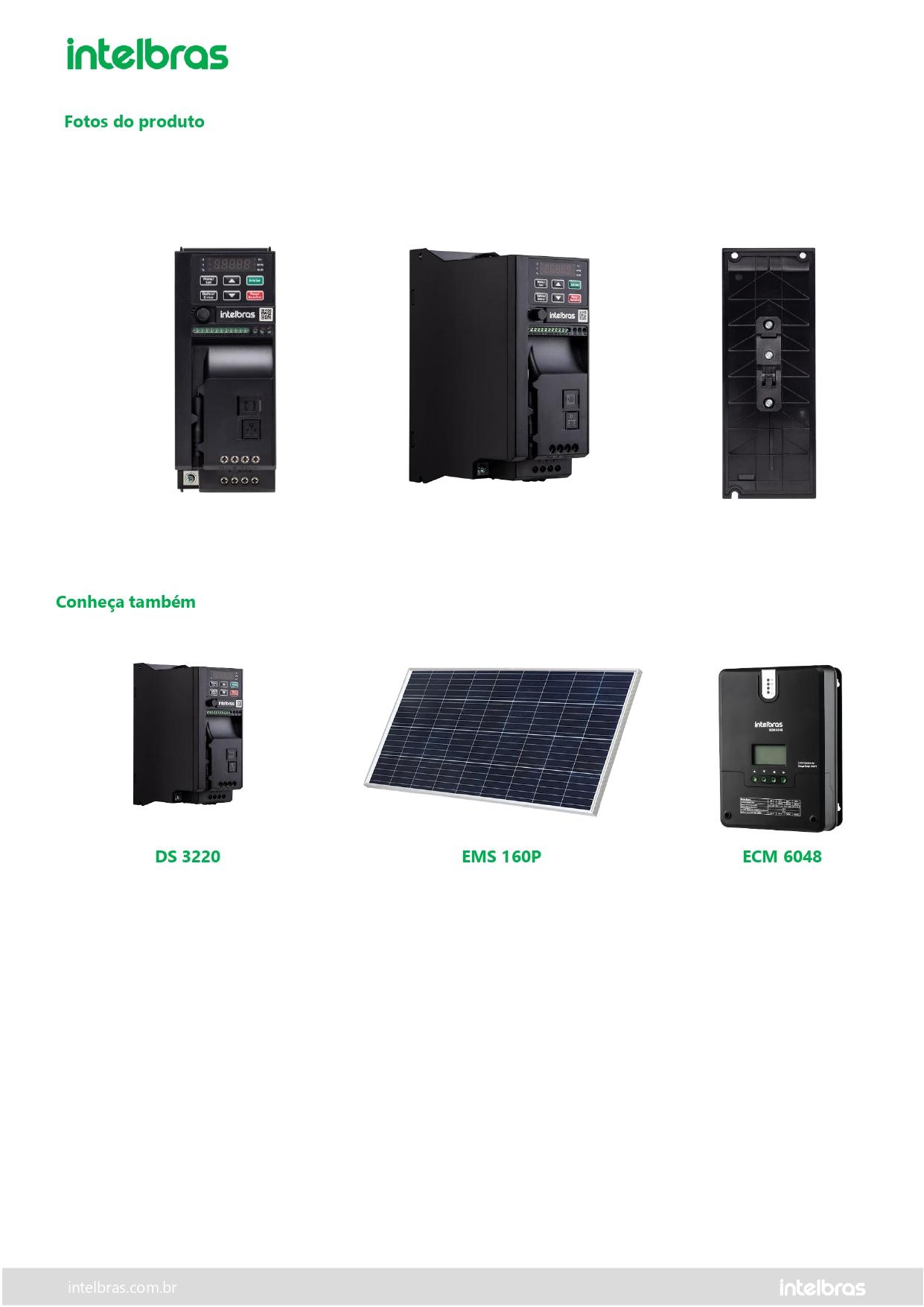 Inversor Drive Solar Trifásico 5CV Off Grid