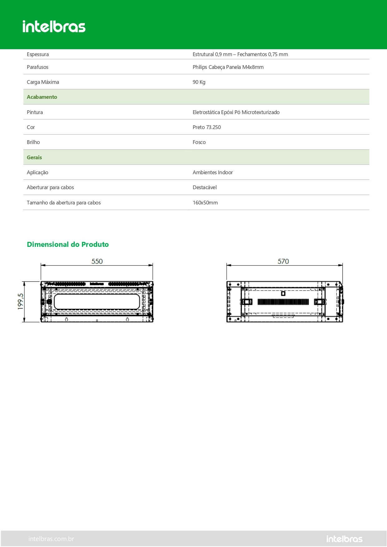  RACK 3U X 570MM = MINI 