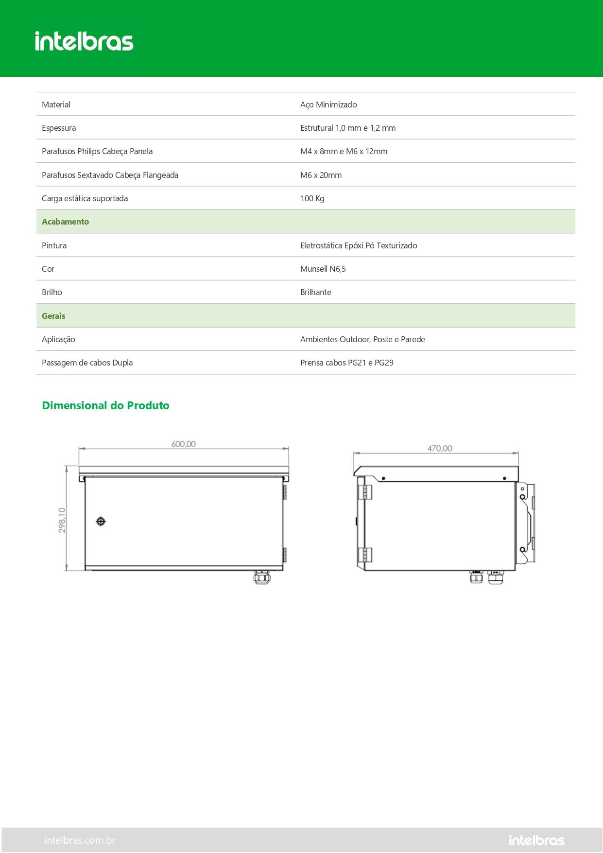 Rack Outdoor 5U 470mm