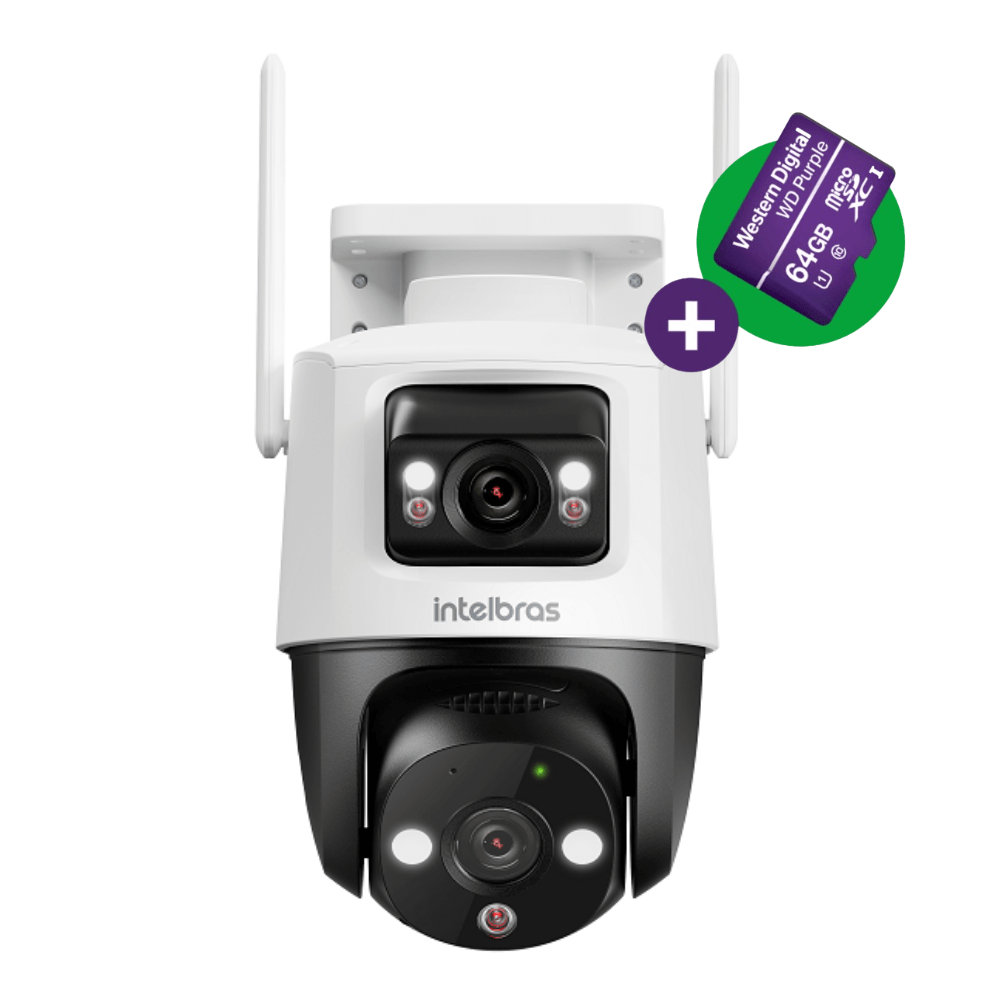 Câmera Externa iM9+ com Duas Lentes Visão Noturna