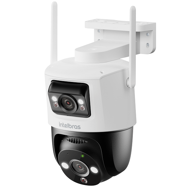 Câmera externa inteligente Wi-Fi 3MP 360°