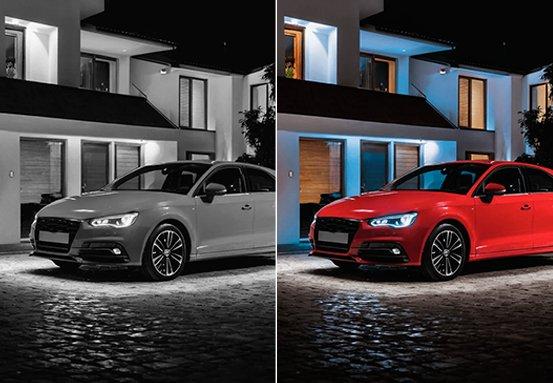 Câmera externa inteligente Wi-Fi 3MP 360°