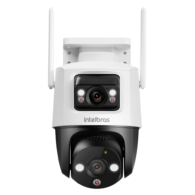 Câmera externa inteligente Wi-Fi 3MP 360°