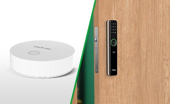 Fechadura Inteligente de Embutir sem Maçaneta com Hub IFR 7001+ Intelbras