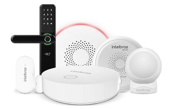 Fechadura Inteligente de Embutir sem Maçaneta com Hub IFR 7001+ Intelbras