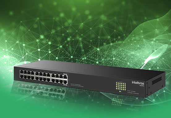 Switch Não Gerenciável 24 portas Gigabit Ethernet - S1124G