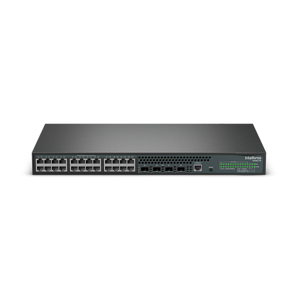 S2328G-PA Switch Gerenciável 24 portas Gigabit Ethernet PoE