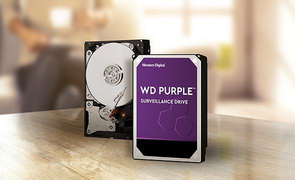 Discos rígidos para CFTV HDs WD Purple™