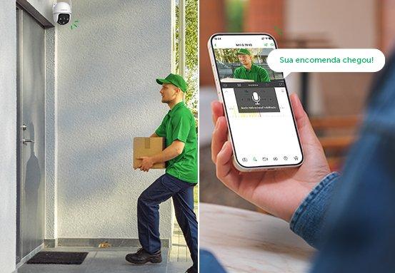 iM7 S Full Color Câmera externa inteligente Wi-Fi Full HD 360°