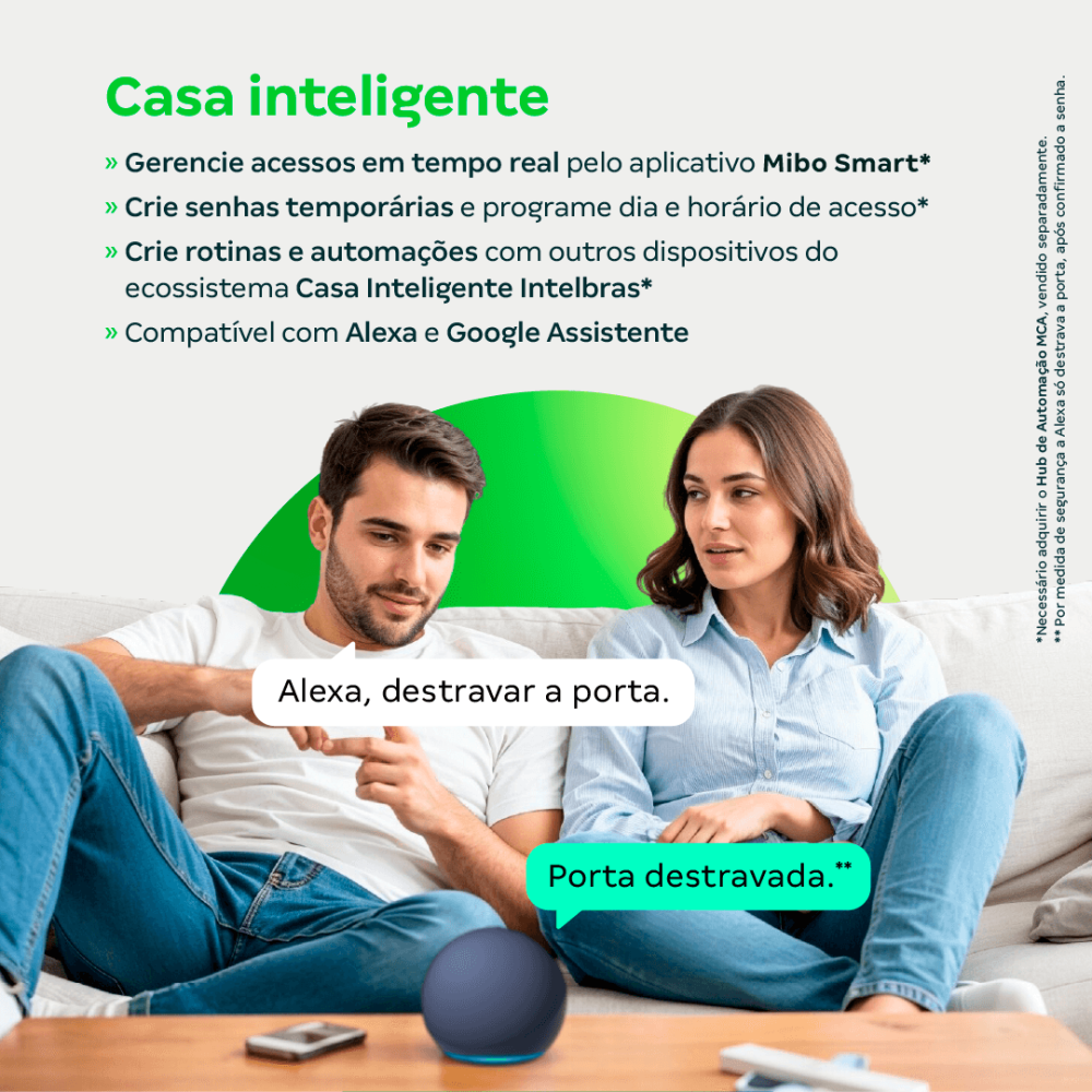 Fechadura inteligente de sobrepor - MFD 2020 D 